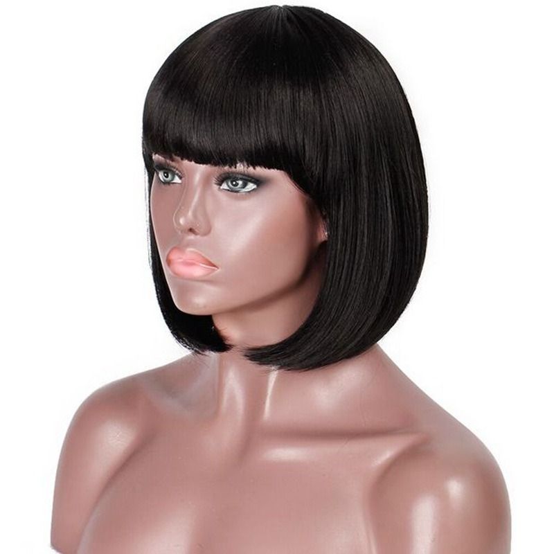Africa new Ace wig Europe and America short bob Bob wig female chemical fiber high temperature silk wig set