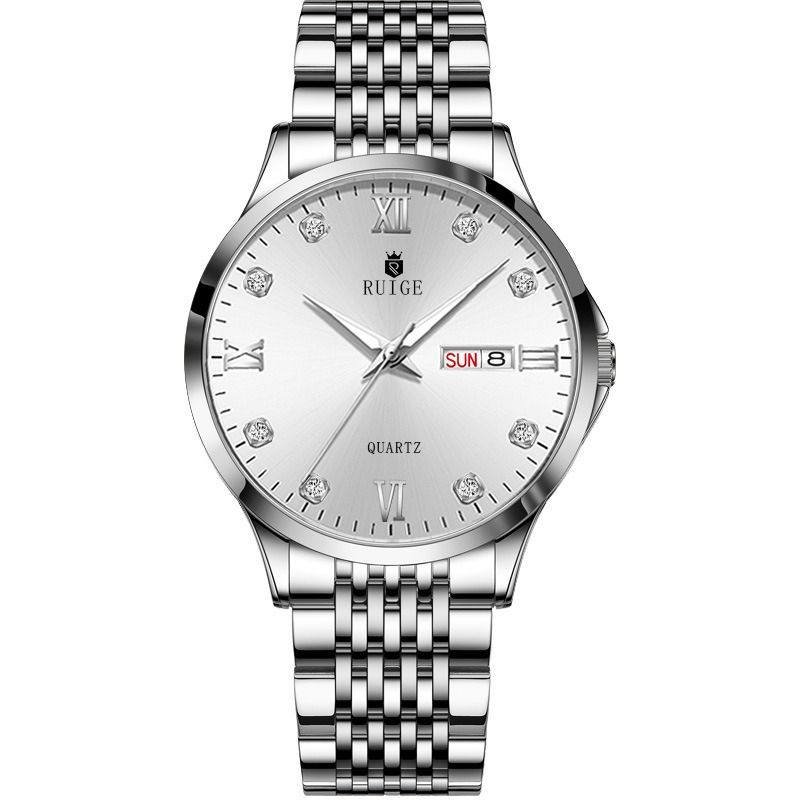 2025 Africa Europe America High-grade Handsome Men's Watch High Quality RUIGE brand Ultra-thin Watch Waterproof Luminous Calendar Korean Quartz Watch Shake Sonic Sell Through Explosive Sport Watch