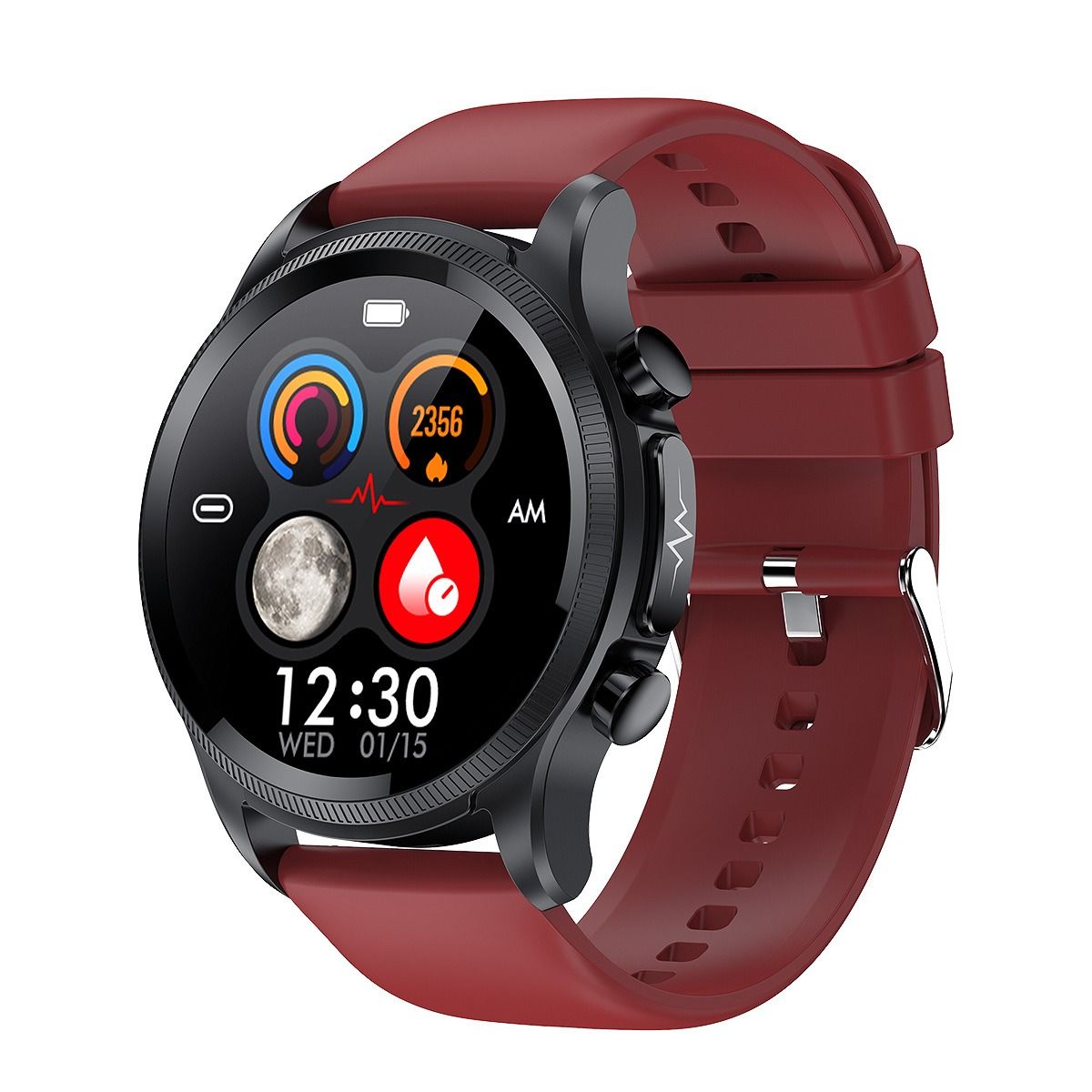 2025 New Smartwatch E400 Africa Europe America ECG+PPG Blood Sugar Body Temperature Blood Pressure Blood Oxygen Sleep Step Counting Touch/Button Type Waterproof Photo Heart Rate Fashionable Gift