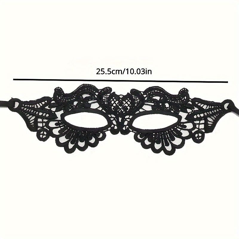 Lace Embroidery Strappy Masks, Cosplay Party Cut Out Half Face Mask, Women's Sexy Lingerie & Underwear Accessories
