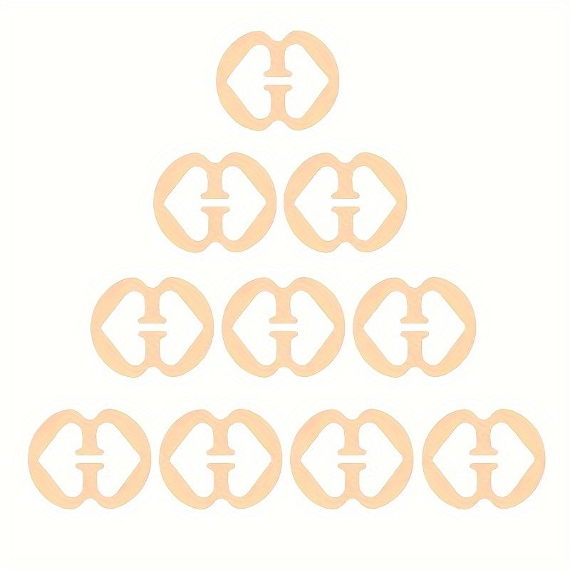10PCS Magic Invisible Bra Strap Adjusters - Anti-Slip, Non-Slip Secure Solution for Underwear Straps - Versatile Shoulder Clips, Concealed Design for Seamless Look - Stay Comfortable and Confident All
