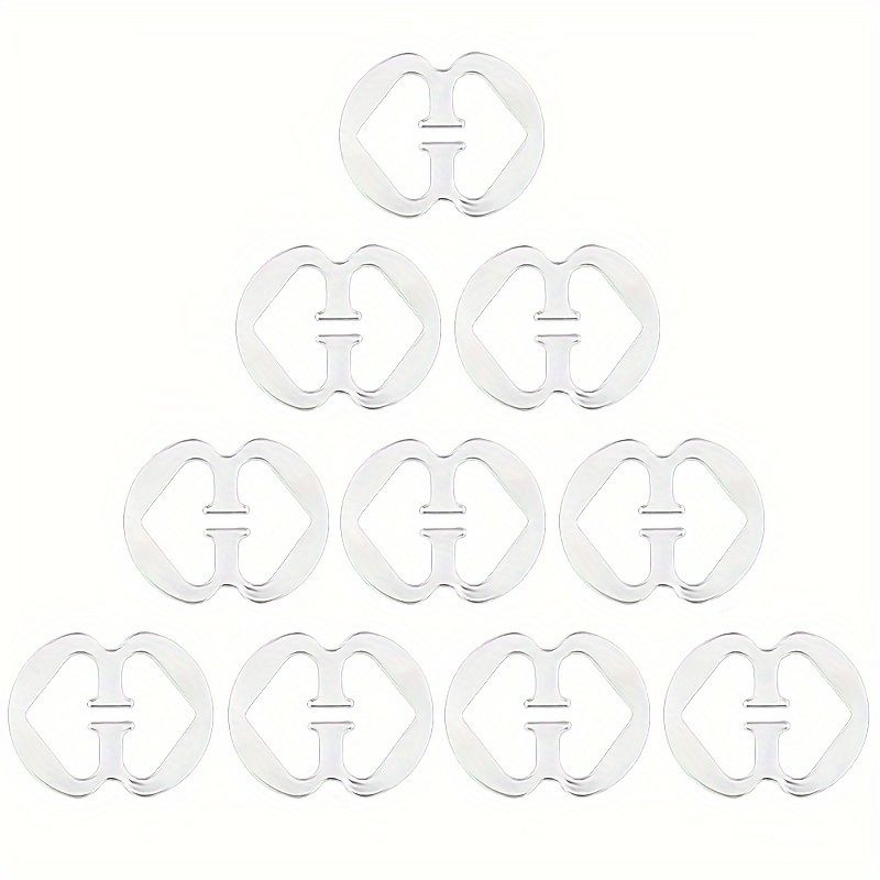 10PCS Magic Invisible Bra Strap Adjusters - Anti-Slip, Non-Slip Secure Solution for Underwear Straps - Versatile Shoulder Clips, Concealed Design for Seamless Look - Stay Comfortable and Confident All