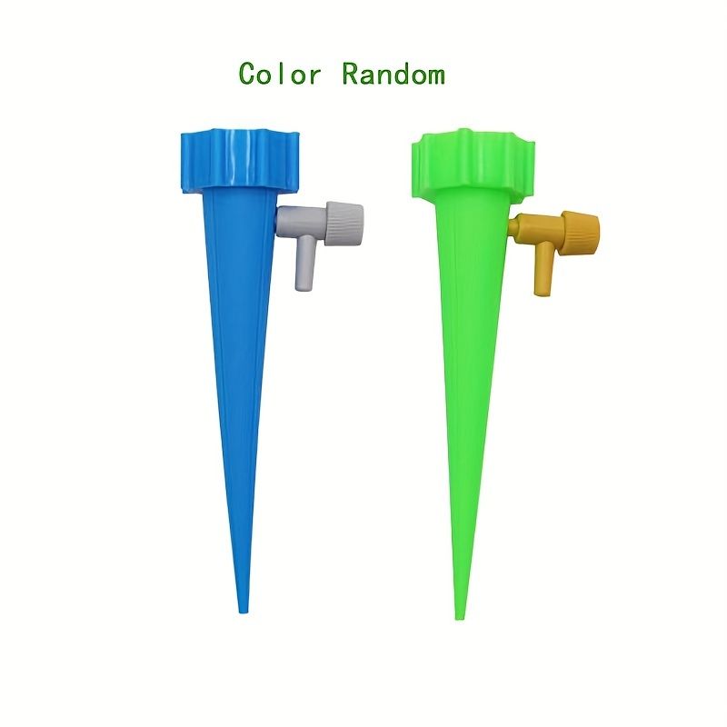 10PCS, Automatic Drip Spikes Plant Watering Tools Irrigation System Flower Garden Supplies Plant Watering Adjustable Home Self-Watering Device, Color Random
