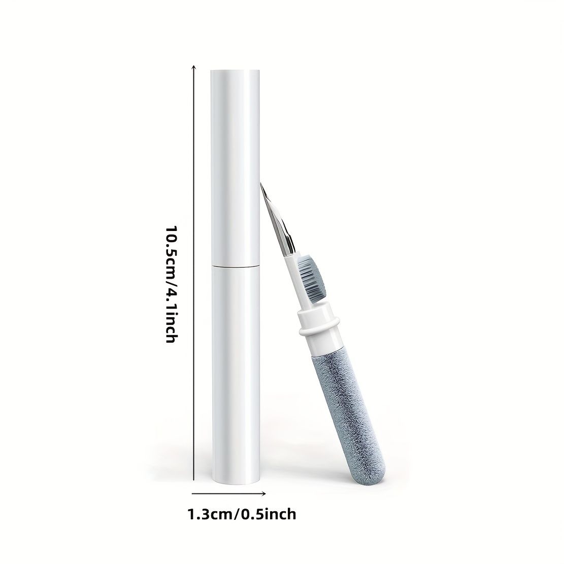 1pc, ProClean Earbuds Cleaning Pen - 3-in-1 Multifunctional Cleaner Kit with Soft Brush for Wireless Earphones, Headphones, Charging Box, Computer, and Keyboard - Effective Dust Remover and Sanitizer