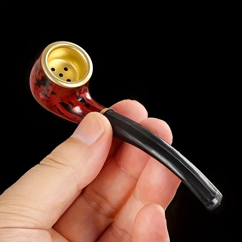 1pc, Mini Detachable Tube For Smoking, Creative Curved Small Tube For Smoking, Household Gadgets, Holiday Gift, Birthday Gift, Gift For Friends