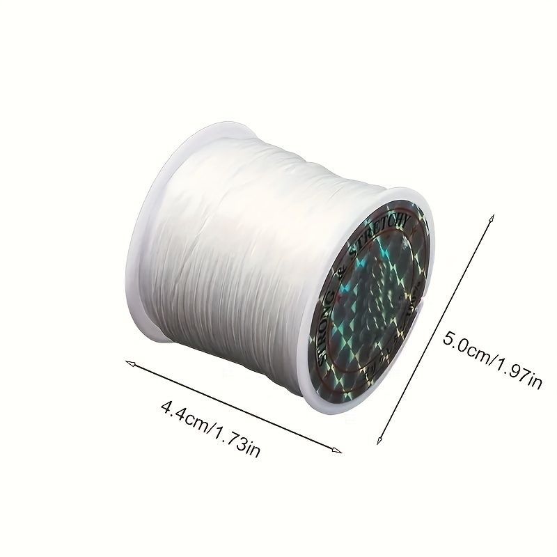 Elastic String 50m 0.8mm For DIY Bracelets Necklace Beading Jewelry Making Crystal Thread Party Balloon Cord Decorations