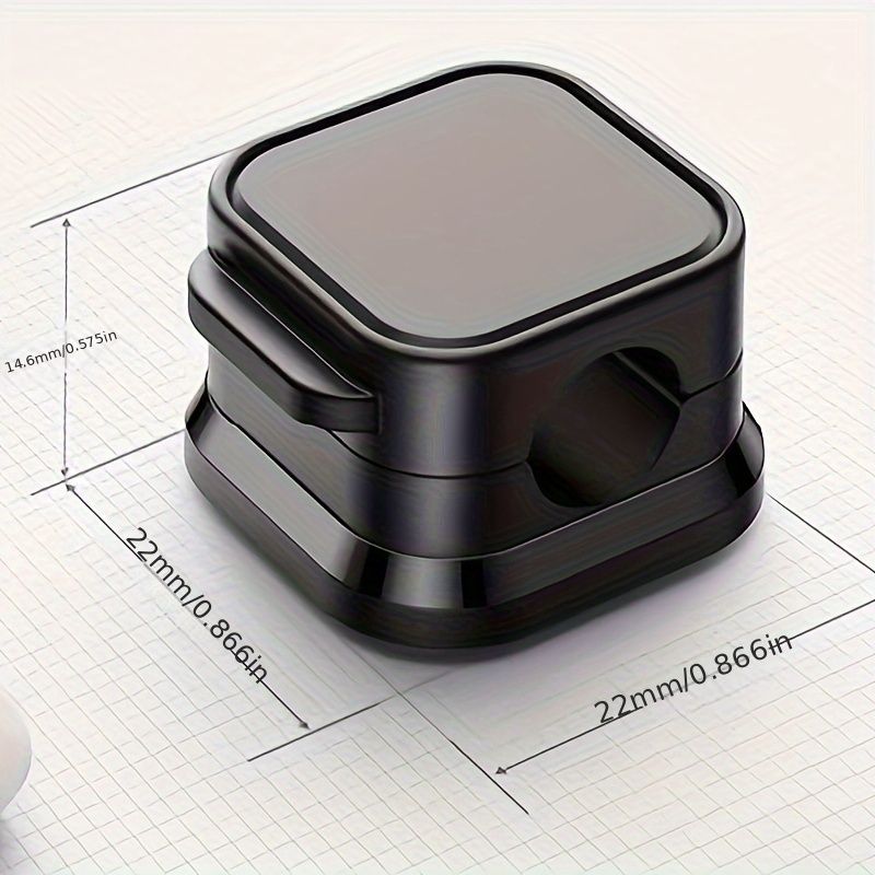 6PCS Multi-Functional Cable Clips: Secure Wires, Store Devices, No-Trace Strong Hook - PVC Material, No Battery Included