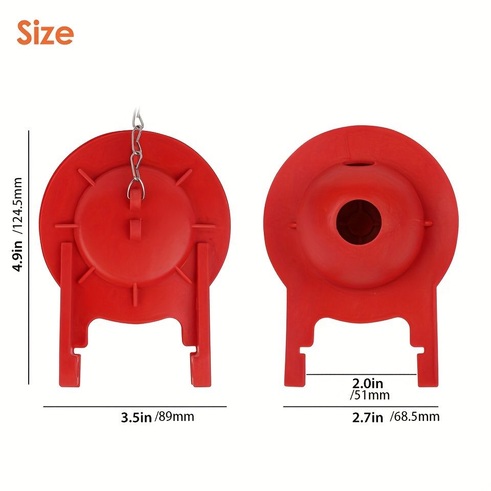 1PCS Toilet Flapper Ultra High Performance Universal Fittings 3-Inch Flush Valve, High-Quality Durable Material, Toilet Repair Parts