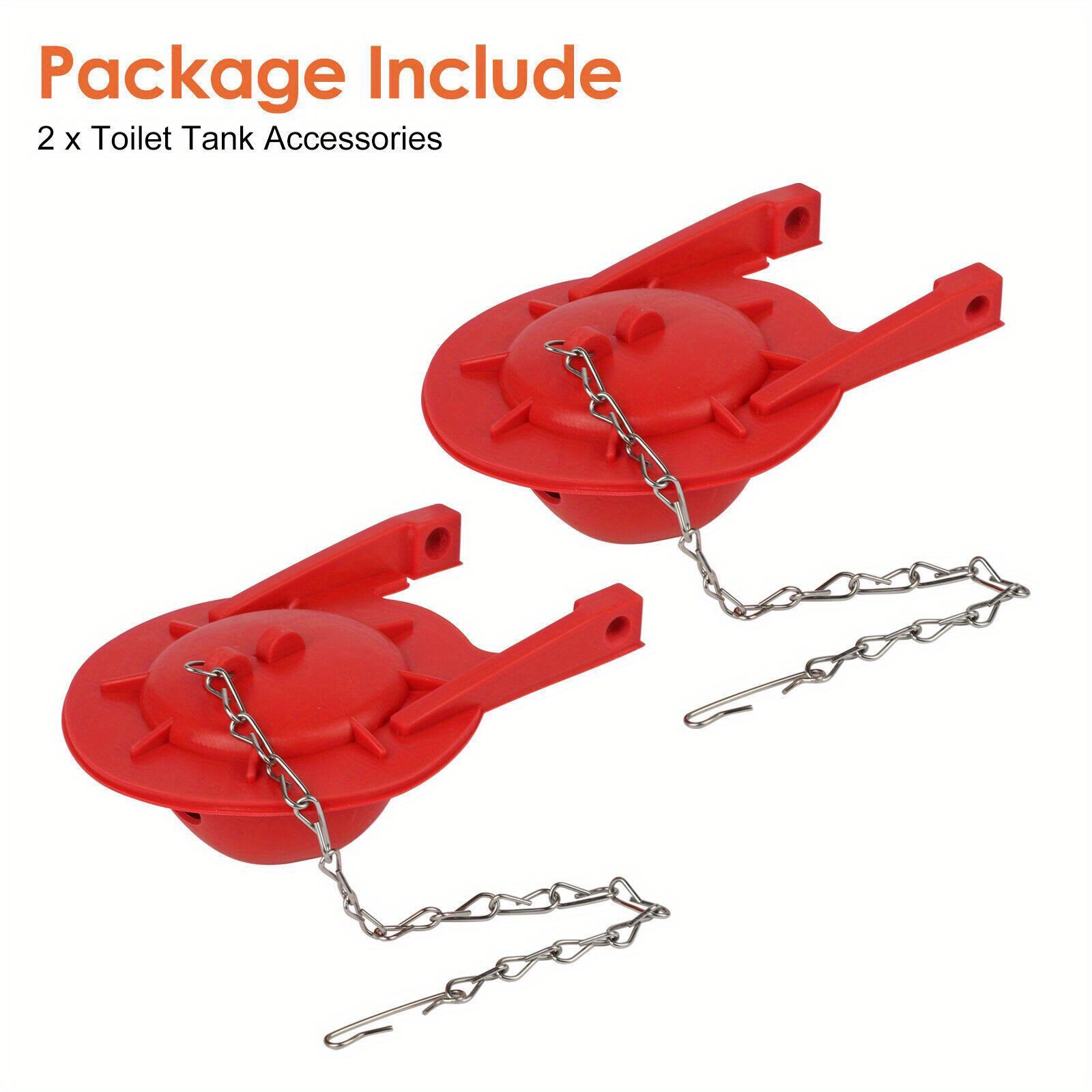 1PCS Toilet Flapper Ultra High Performance Universal Fittings 3-Inch Flush Valve, High-Quality Durable Material, Toilet Repair Parts