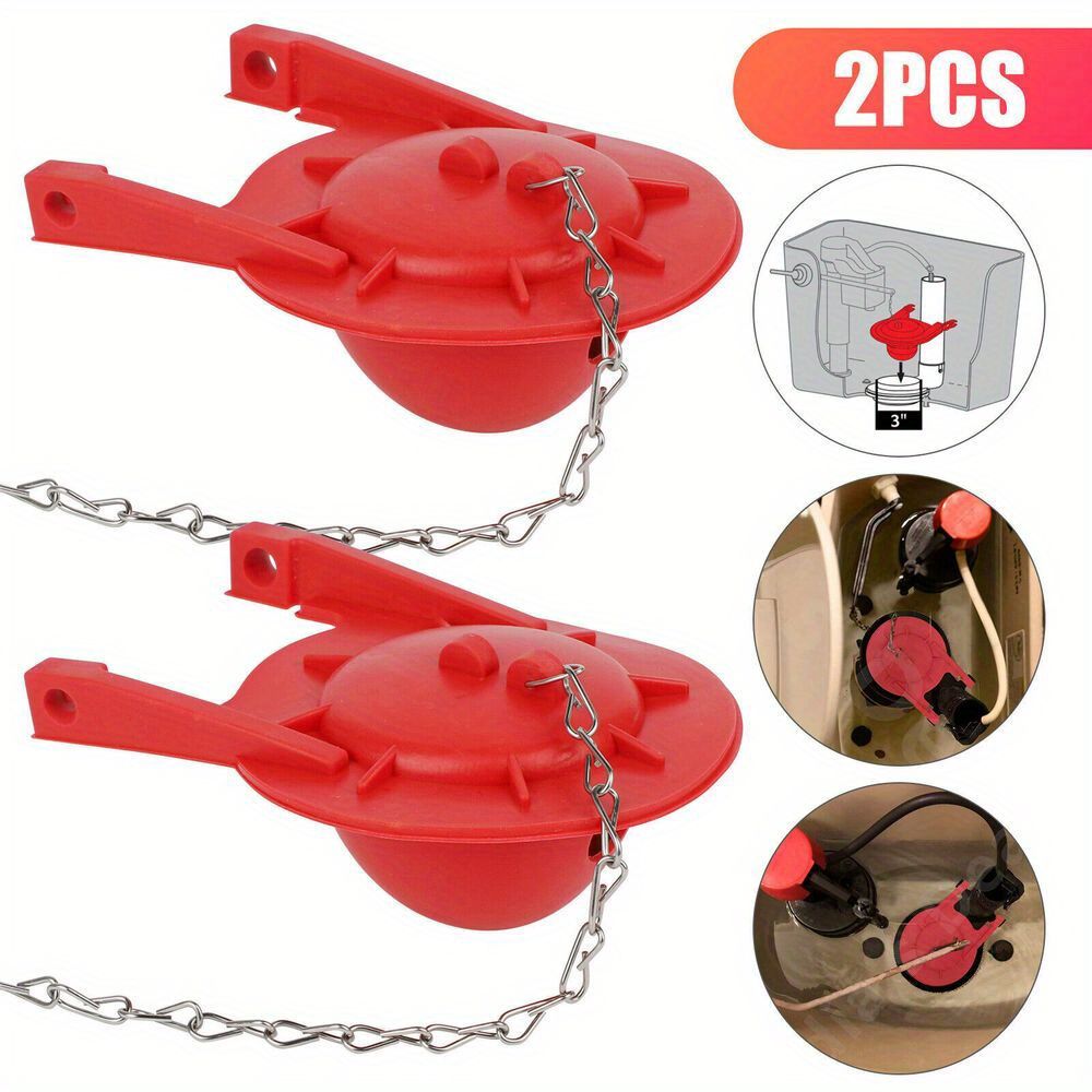 1PCS Toilet Flapper Ultra High Performance Universal Fittings 3-Inch Flush Valve, High-Quality Durable Material, Toilet Repair Parts