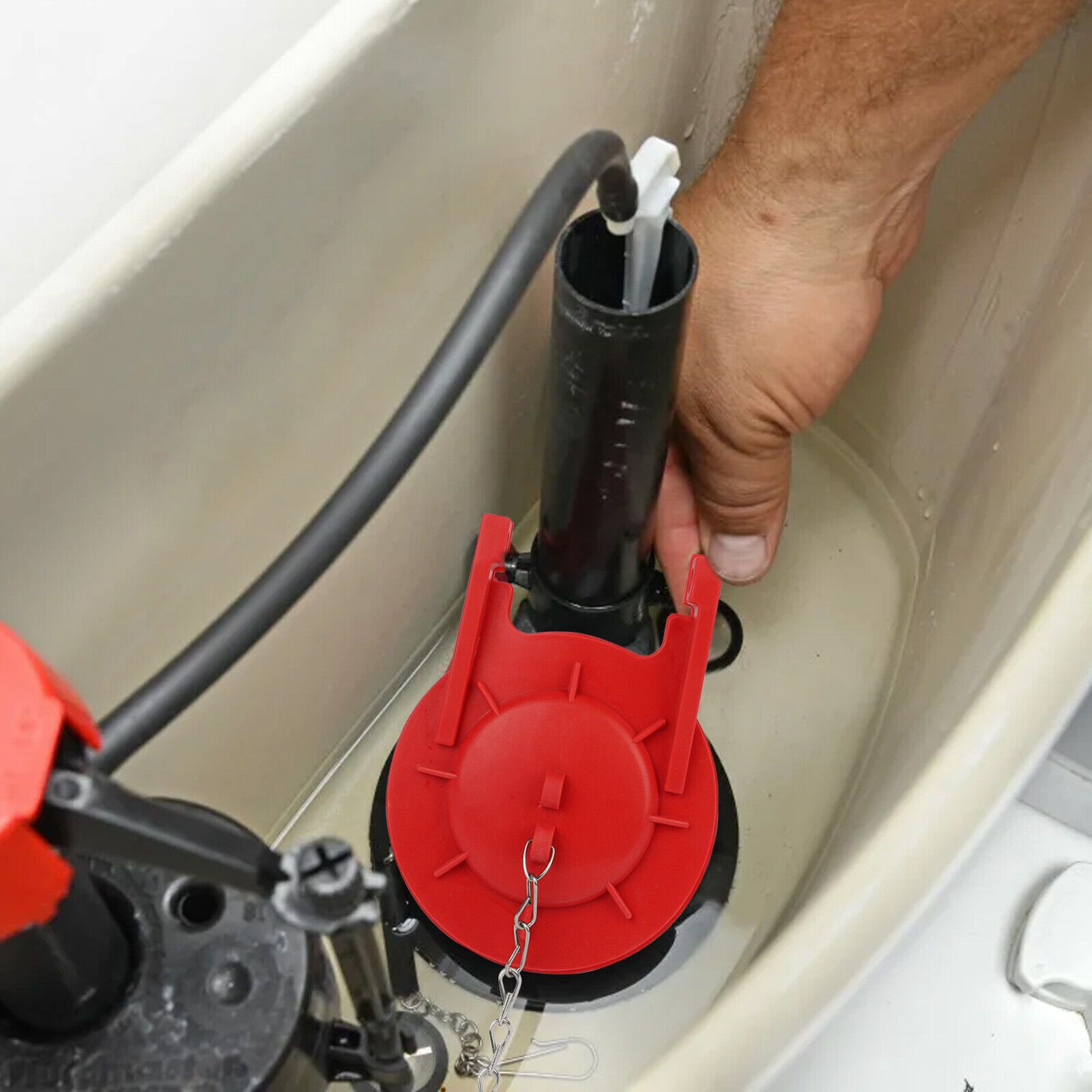 1PCS Toilet Flapper Ultra High Performance Universal Fittings 3-Inch Flush Valve, High-Quality Durable Material, Toilet Repair Parts
