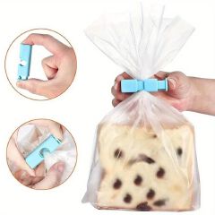 12pcs Ultimate Food Saver Clips - Premium Airtight Sealing for Plastic & Snack Bags, Durable Moisture-Proof Kitchen Storage Organizers, Perfect Accessory to Keep Food Fresh Longer!