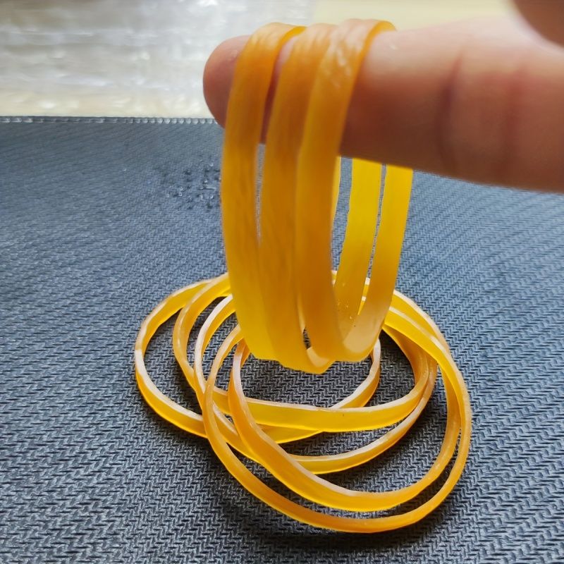 100-Pack Stretchable Office Rubber Bands 3.2-Inch, Durable & Strong Stationery Supplies