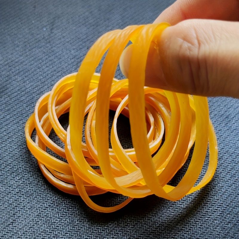 100-Pack Stretchable Office Rubber Bands 3.2-Inch, Durable & Strong Stationery Supplies