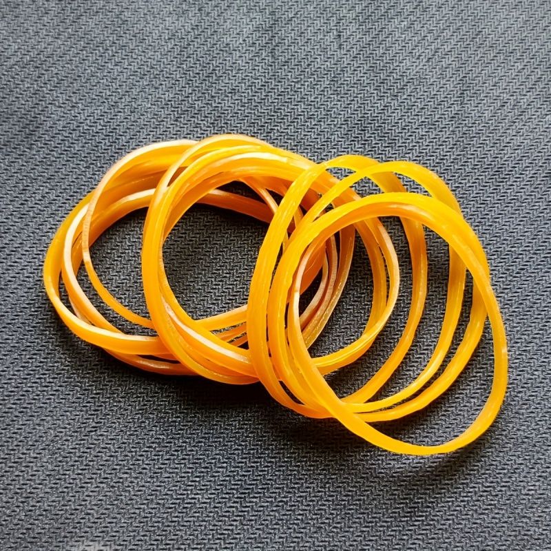 100-Pack Stretchable Office Rubber Bands 3.2-Inch, Durable & Strong Stationery Supplies