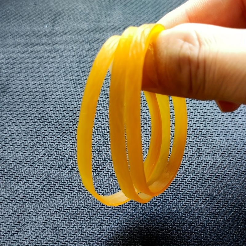100-Pack Stretchable Office Rubber Bands 3.2-Inch, Durable & Strong Stationery Supplies
