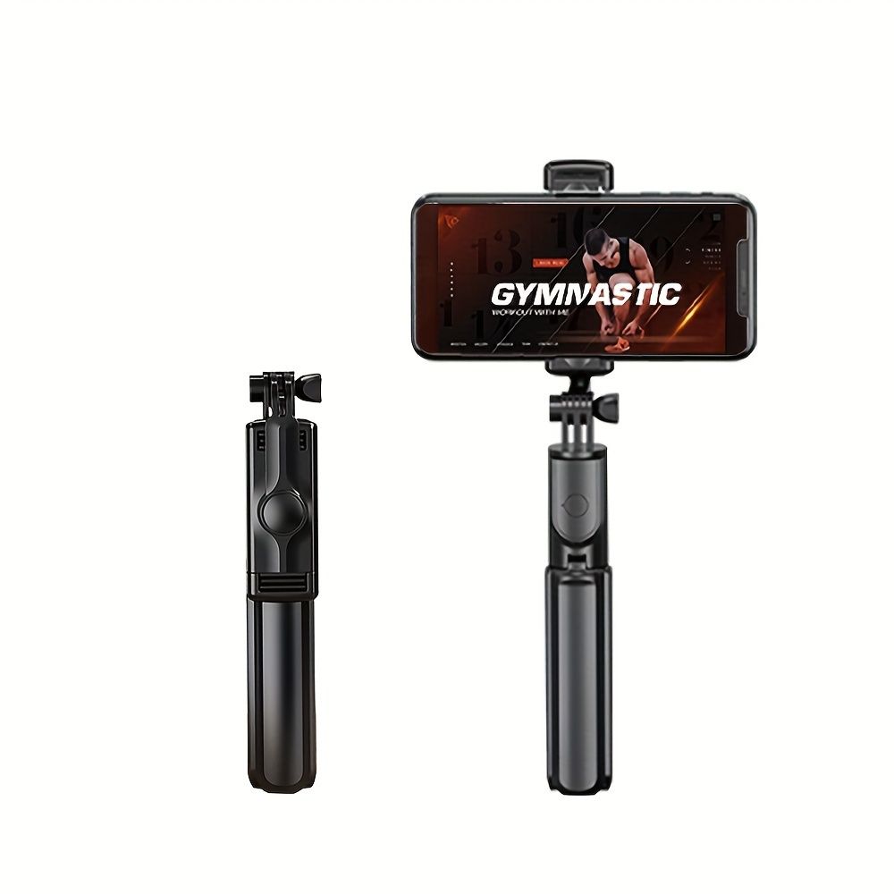 Wireless Selfie Stick with Extendable Tripod Stand, Detachable Remote Shutter, Battery-Powered Plastic Selfie Stick for Video Recording, Photography, Live Streaming, Vlogging, and Parties