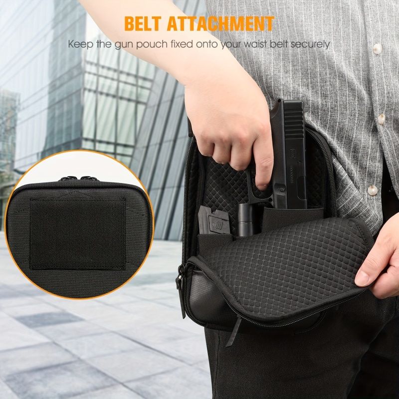 Universal Concealed Carry Waist Pack - Soft  Breathable Nylon Fanny Holster for Outdoor Enthusiasts - Adjustable  Comfortable and Discreet