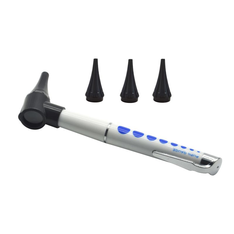 1pc Portable Mini Diagnostic Otoscope Kit - High-Resolution LED Ear Light, Compact Ear Ophthalmoscope Pen with Light, Ear Magnifier and Cleaner Set, Rechargeable Battery Powered, ≤36V Operating Voltag