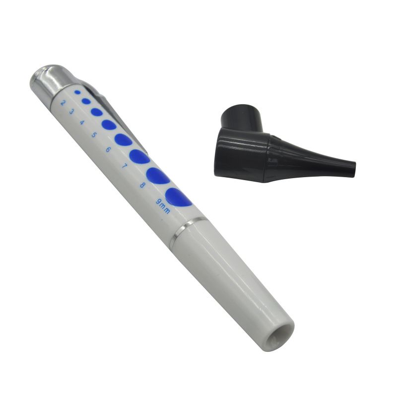 1pc Portable Mini Diagnostic Otoscope Kit - High-Resolution LED Ear Light, Compact Ear Ophthalmoscope Pen with Light, Ear Magnifier and Cleaner Set, Rechargeable Battery Powered, ≤36V Operating Voltag