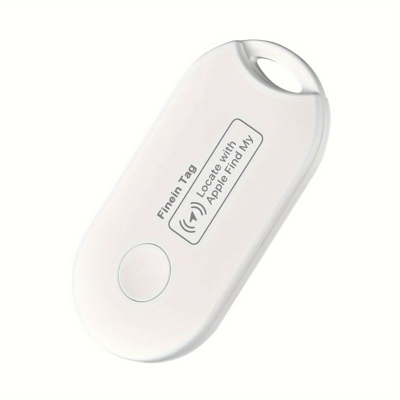 1 PCS FineinTag GPS Tag - Ultra-Compact Smart AirTag for Pet and Car Tracking, Advanced Wireless Technology, IOS Compatible, No App Download Required, Extremely Lightweight - White