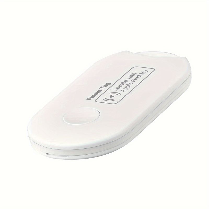 1 PCS FineinTag GPS Tag - Ultra-Compact Smart AirTag for Pet and Car Tracking, Advanced Wireless Technology, IOS Compatible, No App Download Required, Extremely Lightweight - White