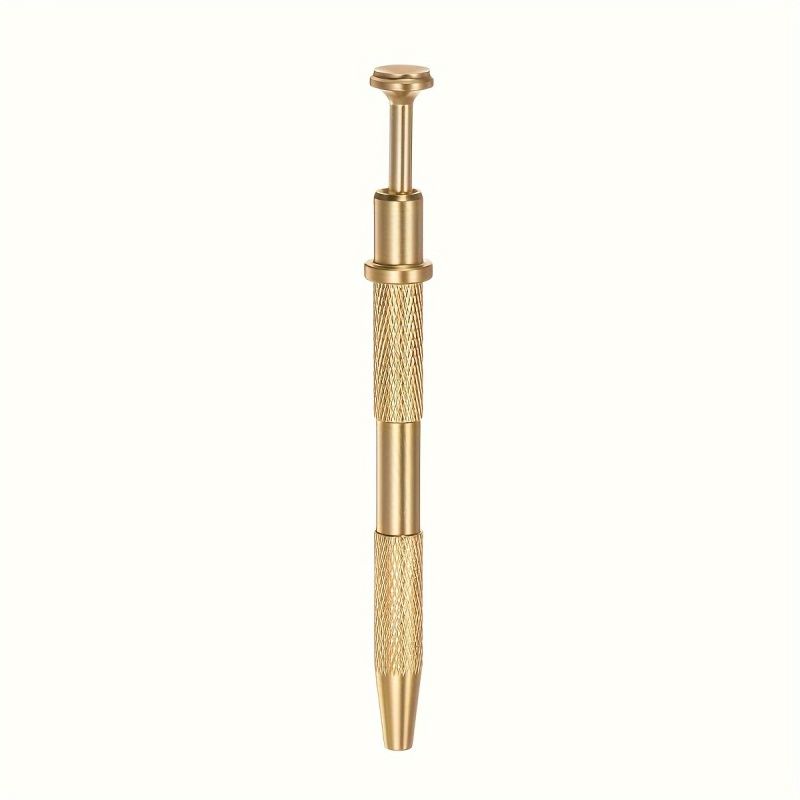 4-Prong Precision BGA ChipPicker Tweezers - Stainless Steel 4-Claw Tool for Secure Small Parts, Nails & Beauty Retrieval - Effortless Cotton Ball Picker (1Pack, Bronze)