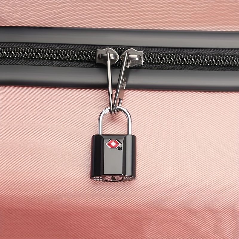 1PCS  TSA Customs Lock Suitable For Box Bag Mini Outdoor Travel Small Padlock Key Customs Lock Password Lock
