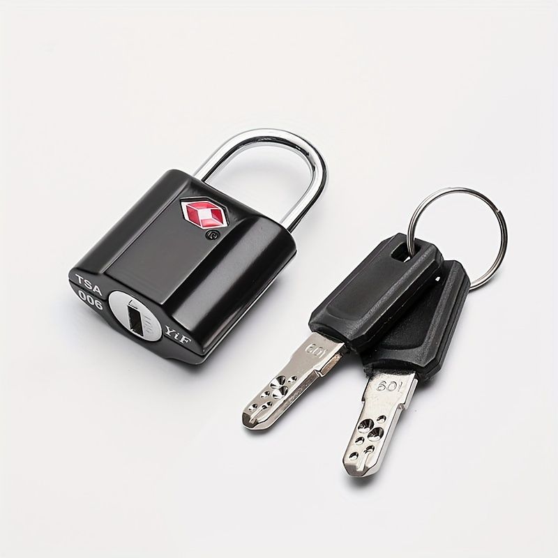 1PCS  TSA Customs Lock Suitable For Box Bag Mini Outdoor Travel Small Padlock Key Customs Lock Password Lock