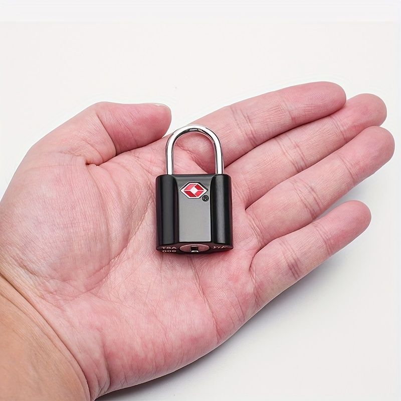 1PCS  TSA Customs Lock Suitable For Box Bag Mini Outdoor Travel Small Padlock Key Customs Lock Password Lock