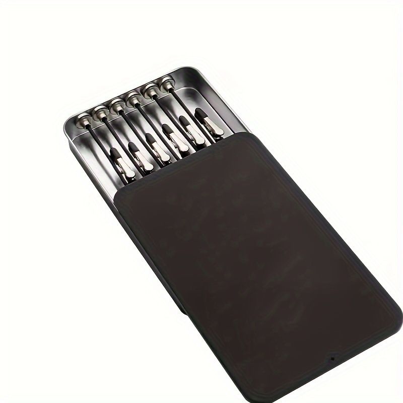 12-Piece Flexible Magnetic Alligator Clip Set with Base for Model Painting - Applicable for Ages 14+ and 18+ Years