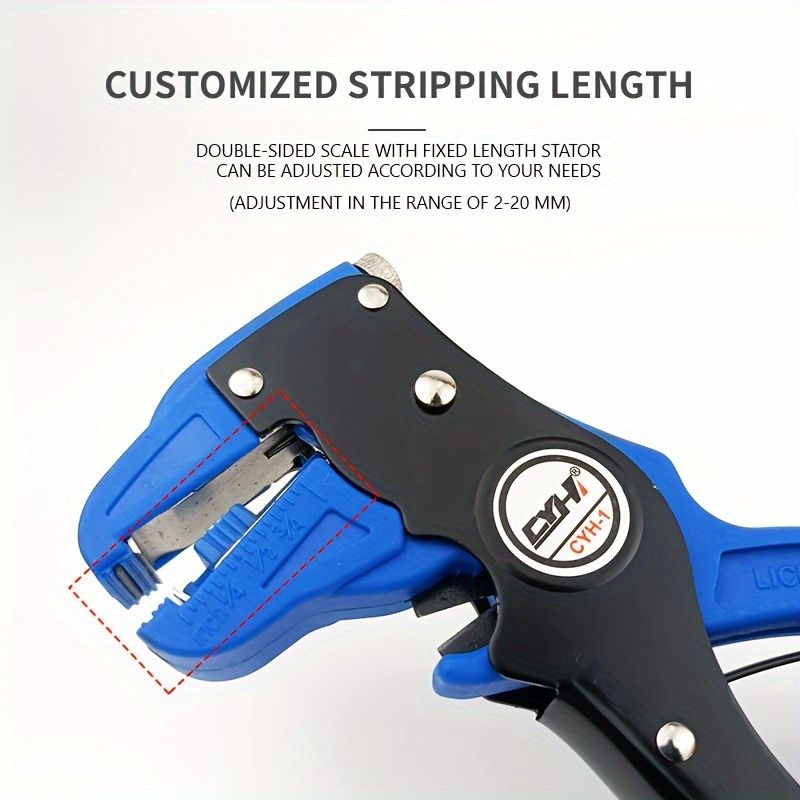 1pc Automatic Duckbill Wire Stripper - Multi-Functional, Electrician-Grade, No Damage to Wire Core!