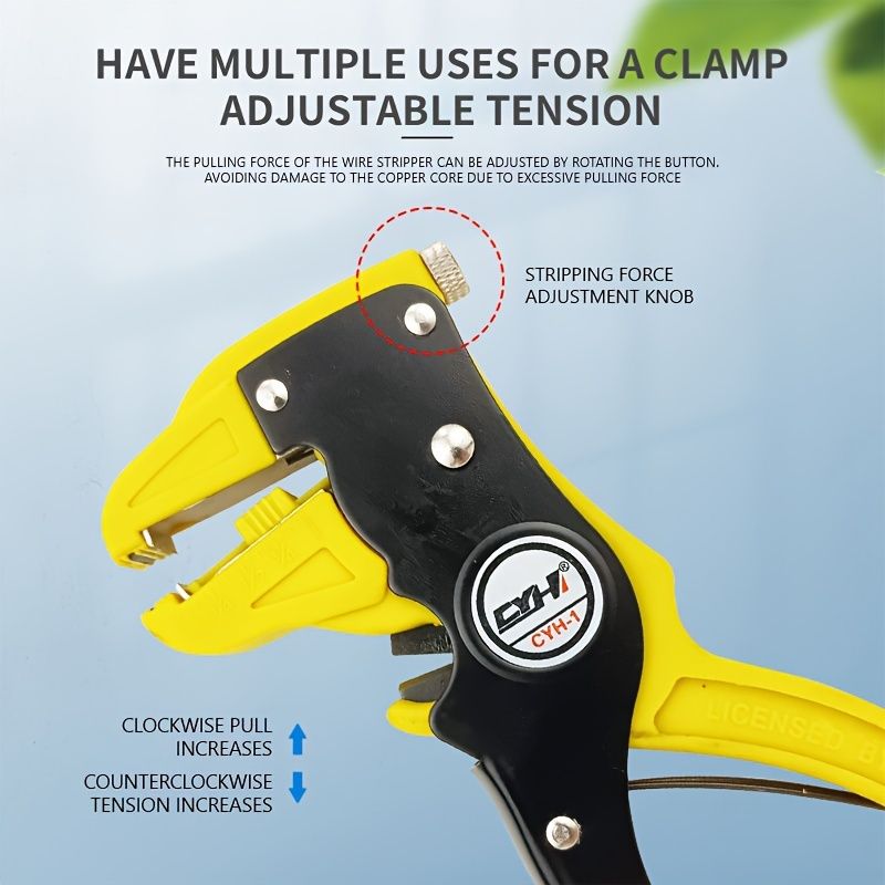 1pc Automatic Duckbill Wire Stripper - Multi-Functional, Electrician-Grade, No Damage to Wire Core!