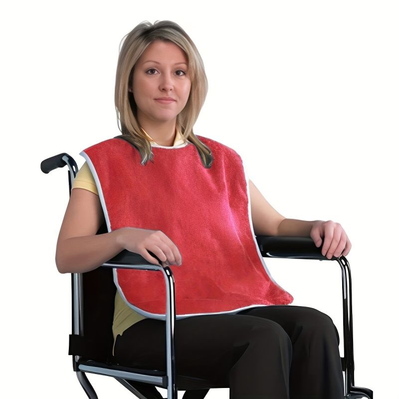 2-4PCS Adult Bibs, Apron Bib For Men And Women, Suitable For Seniors, Stain Resistant Diet Cloth