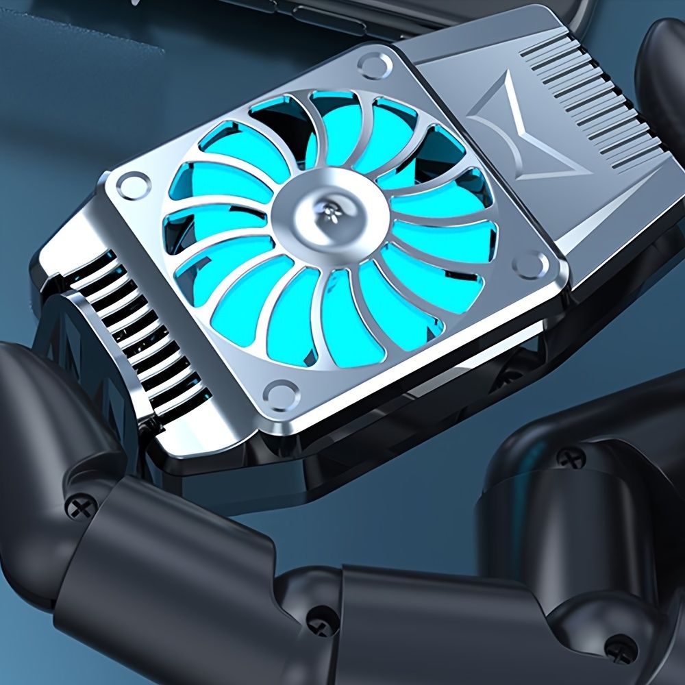 Portable Phone Cooler Pro - Snap-on Cell Phone Cooling Fan with USB Power Supply for Gaming - Compact, Lightweight, Easy-to-Use Cooling Tool for Android Smartphone