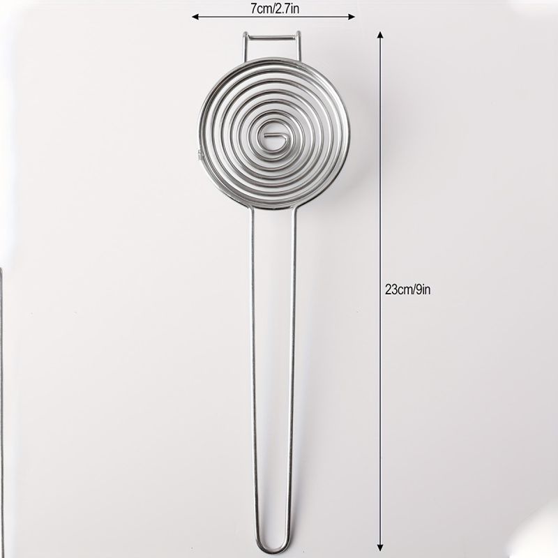 1pc Premium Stainless Steel Egg Yolk Separator - Effortless Egg White and Yolk Divider with Filter Function for Perfectly Separated Eggs - Durable and Easy to Use Kitchen Gadget