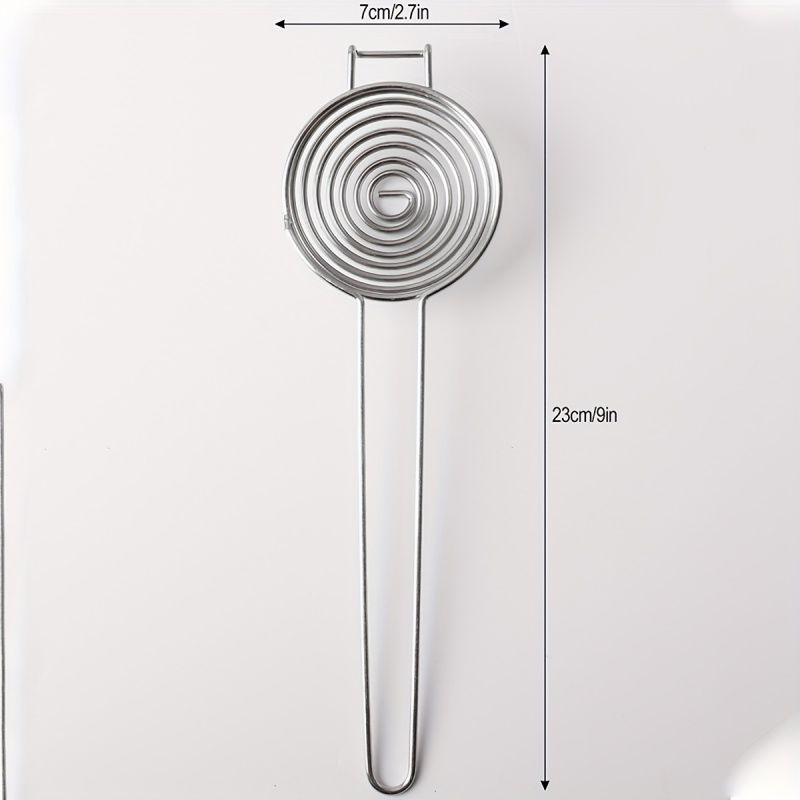 1pc Premium Stainless Steel Egg Yolk Separator - Effortless Egg White and Yolk Divider with Filter Function for Perfectly Separated Eggs - Durable and Easy to Use Kitchen Gadget