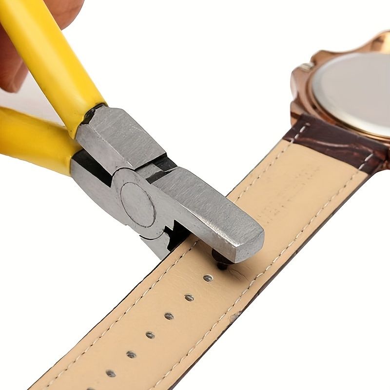 1pc Universal Hand Strap Watch Band Punching Tool - 2.0mm Puncher with Hole Pliers for Easy Watch Band Replacement - Ideal Gift Choice for Watch Enthusiasts