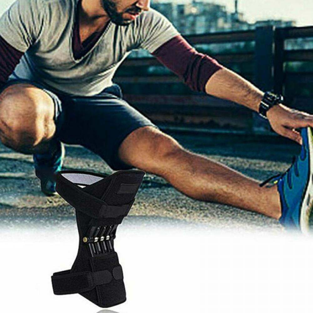 1Pcs Not 1Pair Power Joint Support Knee Pads Spring Force Breathable Non-slip Power Lift Joint Support Knee Pads
