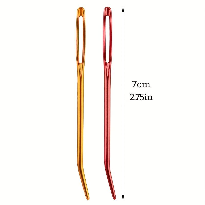 6pcs Big Eye Wool Needles Yarn Needle Tapestry Needle Sewing Needles Weave Knitting Needles