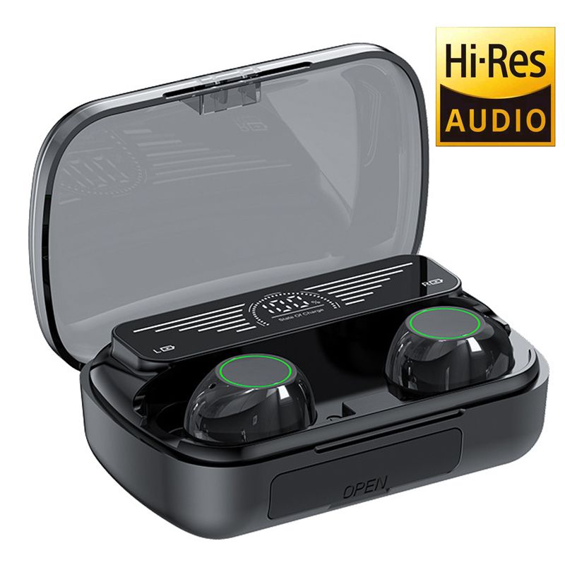 Wireless Earphone Bluetooth 5.3 HiFi sound noise reduction long battery life fingerprint touch binaural mode comfortable wearing magnetic charging automatic reconnection Bluetooth Headset Earbuds BQ10