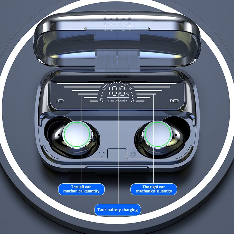 Wireless Earphone Bluetooth 5.3 HiFi sound noise reduction long battery life fingerprint touch binaural mode comfortable wearing magnetic charging automatic reconnection Bluetooth Headset Earbuds BQ10