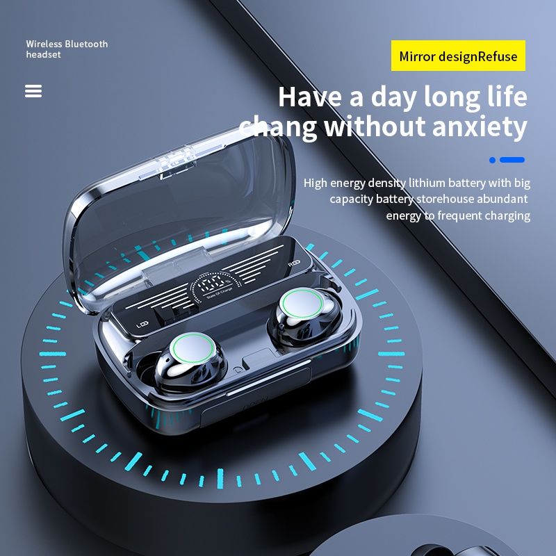 Wireless Earphone Bluetooth 5.3 HiFi sound noise reduction long battery life fingerprint touch binaural mode comfortable wearing magnetic charging automatic reconnection Bluetooth Headset Earbuds BQ10