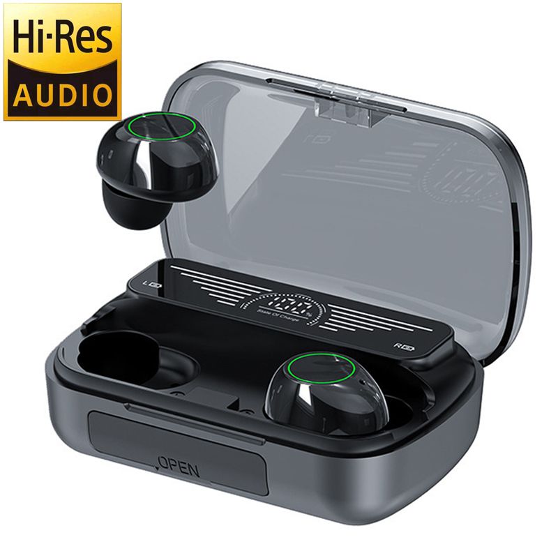 Wireless Earphone Bluetooth 5.3 HiFi sound noise reduction long battery life fingerprint touch binaural mode comfortable wearing magnetic charging automatic reconnection Bluetooth Headset Earbuds BQ10
