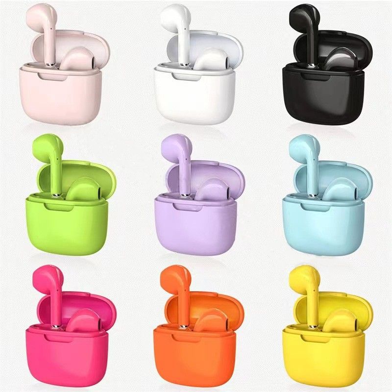 Kids Wireless Bluetooth Earphone macaron color Children's Student Bluetooth Wireless Headphone TWS True Wireless Earphone Small Music Earbuds In-ear Headphones Game Headset Touch Control Sports Earpod