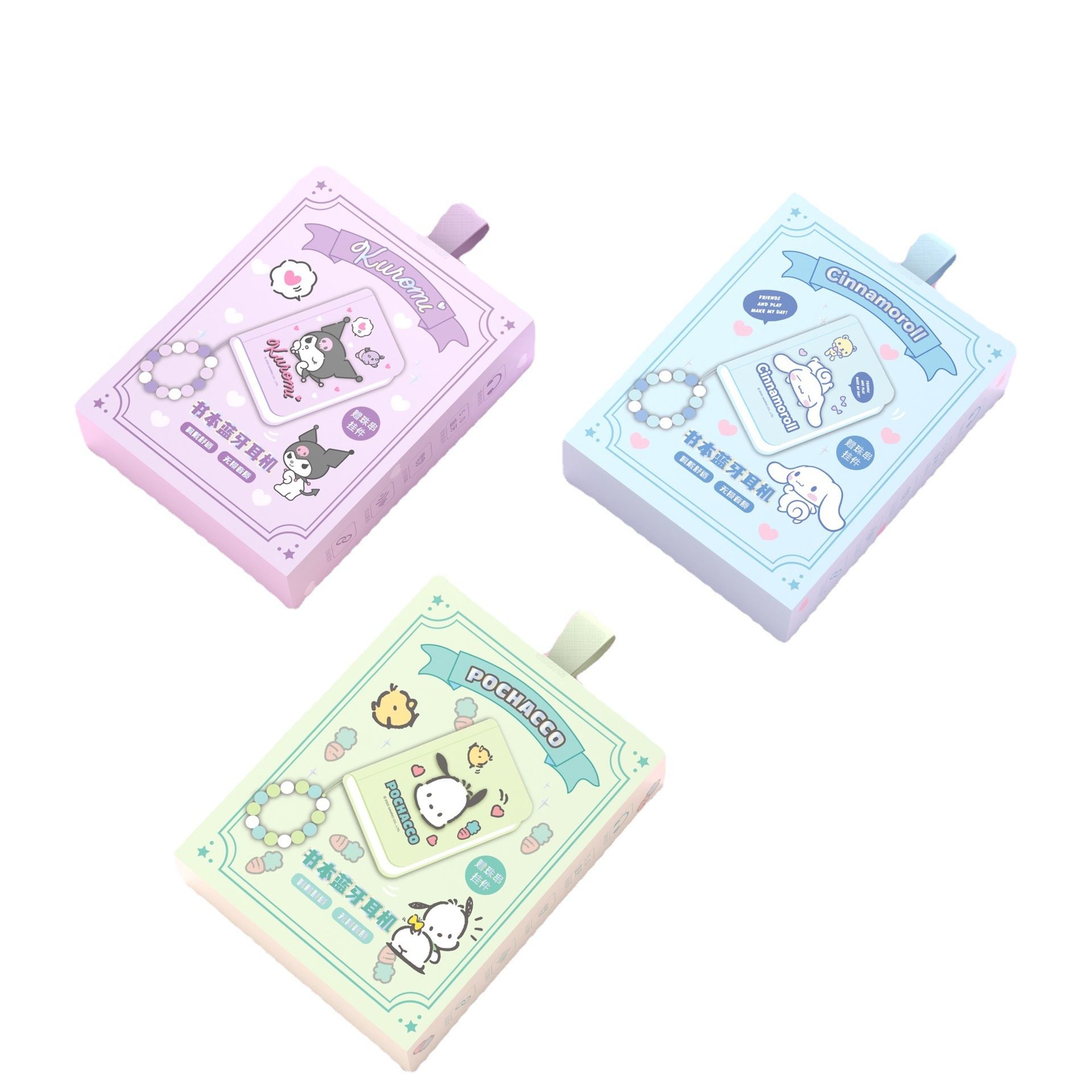 Kids Girls Earphone Bluetooth Wireless Earphones children's headphones Boys Cartoon Cute Bluetooth Headset Sanrio Hello Kitty Melody Kuromi Cinnamoroll pochacco Wireless Earbud Earpods Noise Reduction