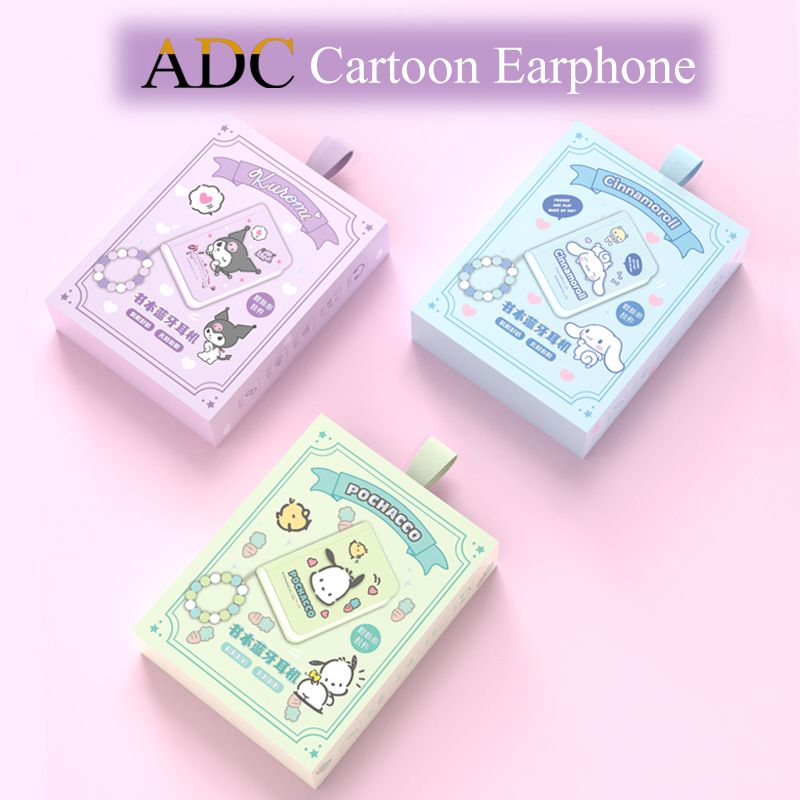 Kids Girls Earphone Bluetooth Wireless Earphones children's headphones Boys Cartoon Cute Bluetooth Headset Sanrio Hello Kitty Melody Kuromi Cinnamoroll pochacco Wireless Earbud Earpods Noise Reduction