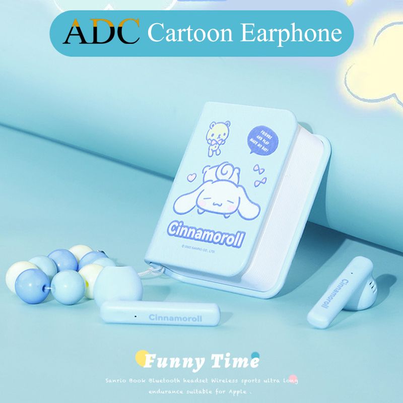 Kids Girls Earphone Bluetooth Wireless Earphones children's headphones Boys Cartoon Cute Bluetooth Headset Sanrio Hello Kitty Melody Kuromi Cinnamoroll pochacco Wireless Earbud Earpods Noise Reduction