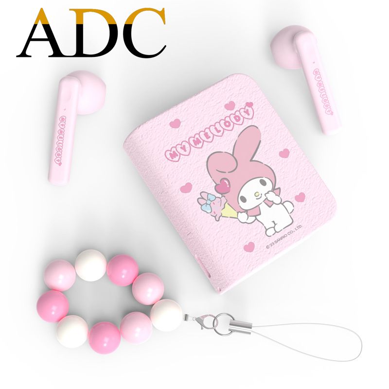 Kids Girls Earphone Bluetooth Wireless Earphones children's headphones Boys Cartoon Cute Bluetooth Headset Sanrio Hello Kitty Melody Kuromi Cinnamoroll pochacco Wireless Earbud Earpods Noise Reduction