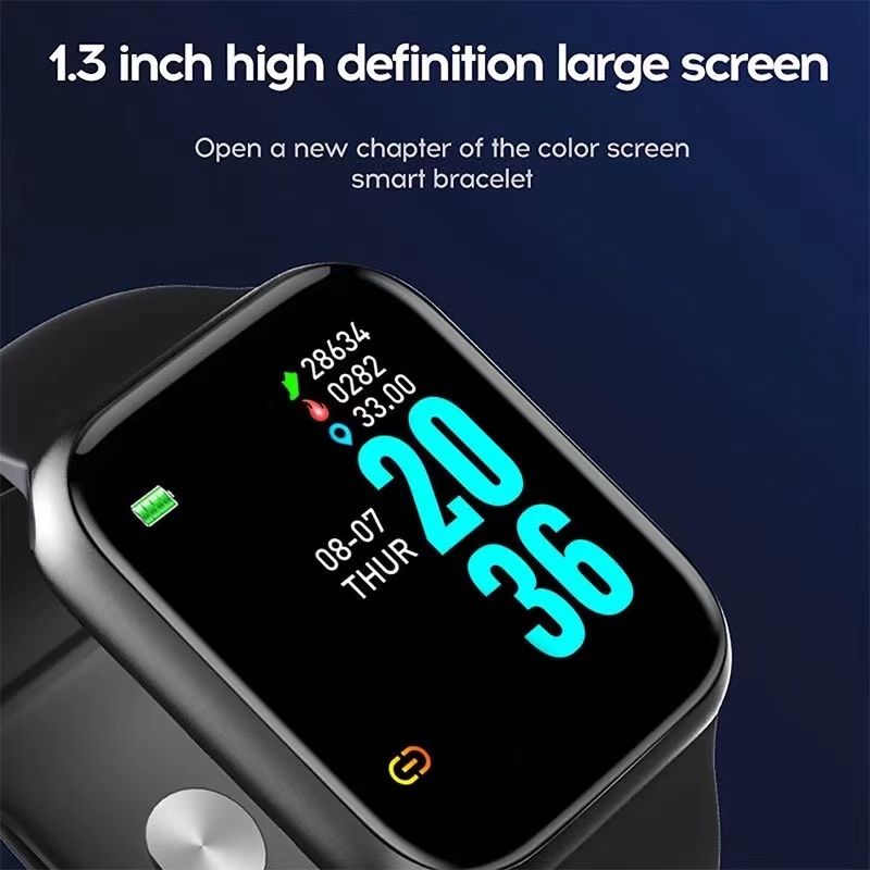 Kids Bluetooth Smart Watch Sports Smart Watch Waterproof Fitness SmartWatch waterproof Full Touch Control Heart Rate Monitor Smart Bracelet Girls Watch Y68 sports watch LED digital watch For Kids Boy